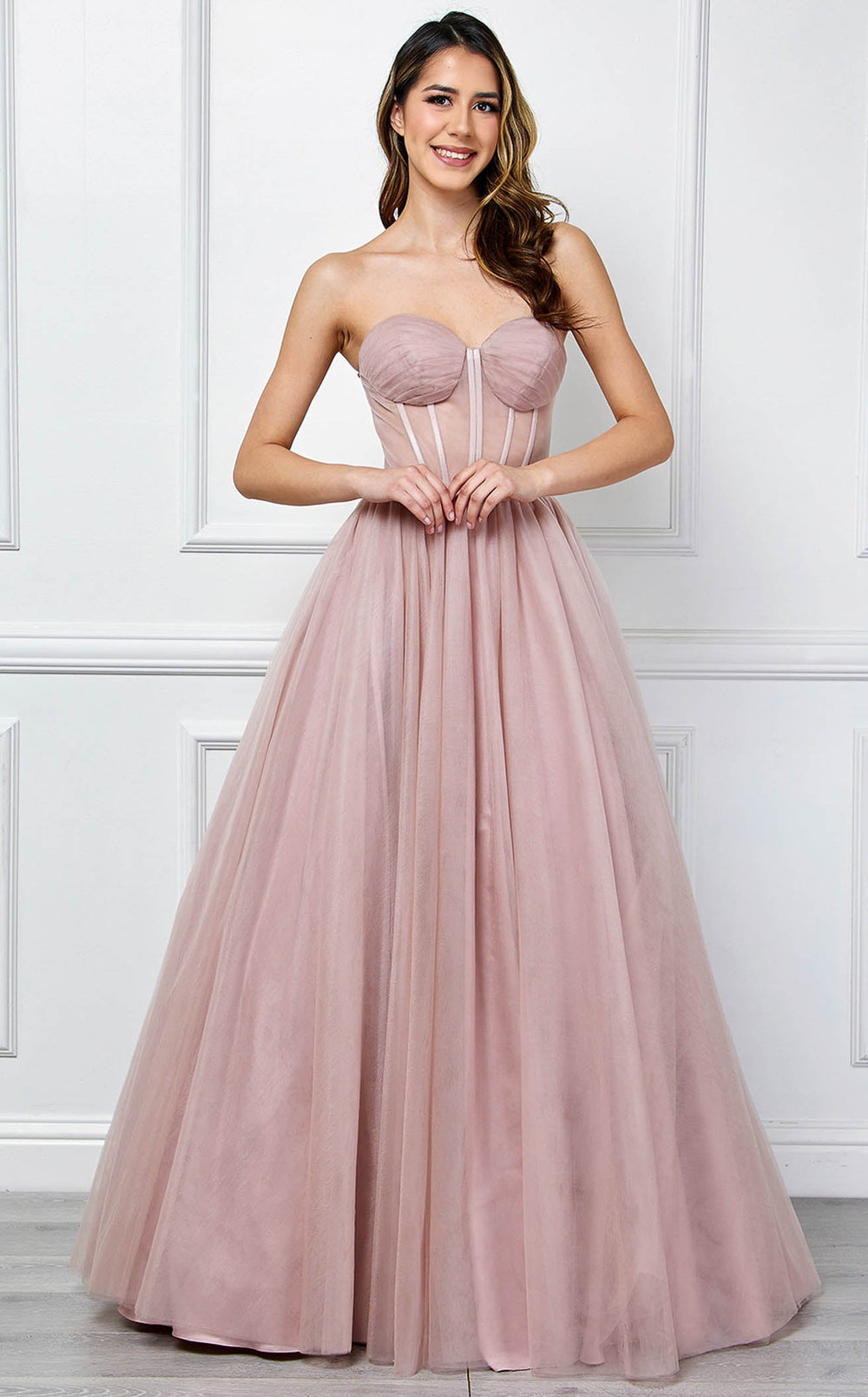 Amelia Couture 6202 Dusty Rose