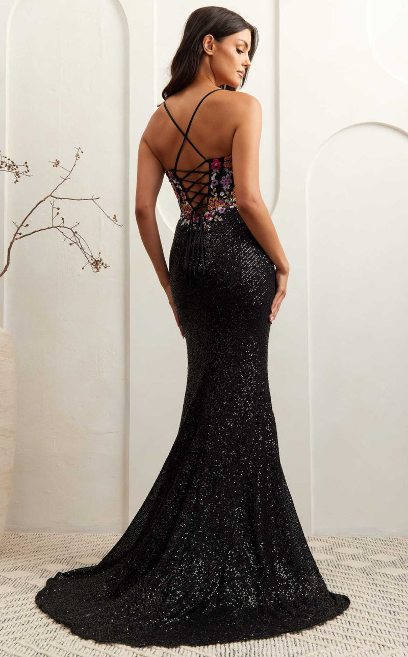 Amelia Couture 7061 Black Berry