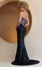 Amelia Couture 7061 Black-Pink