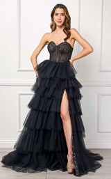 Amelia Couture 7067 Black
