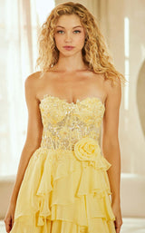 Amelia Couture 7087 Yellow