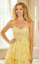 Amelia Couture 7087 Yellow