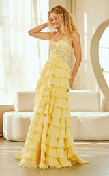 Amelia Couture 7087 Yellow