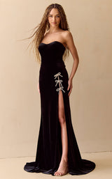 Amelia Couture 8047 Black