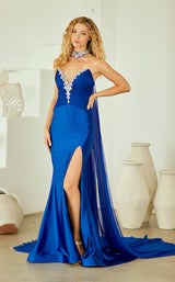 Amelia Couture 8055 Royal Blue