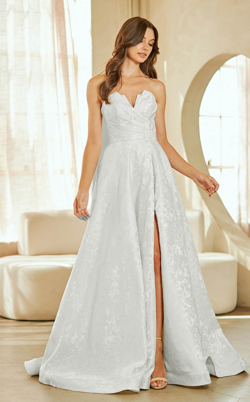 Amelia Couture 8061 Women's Formal Evening & Wedding Guest Dress - White | NewYorkDress Amelia Couture 8061 Women's Formal Evening & Wedding Guest Dress - White | NewYorkDress