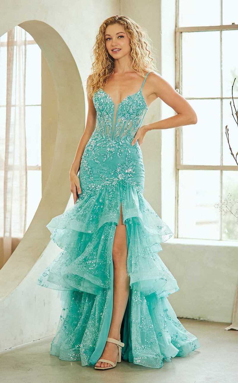 Amelia Couture 8062 Teal