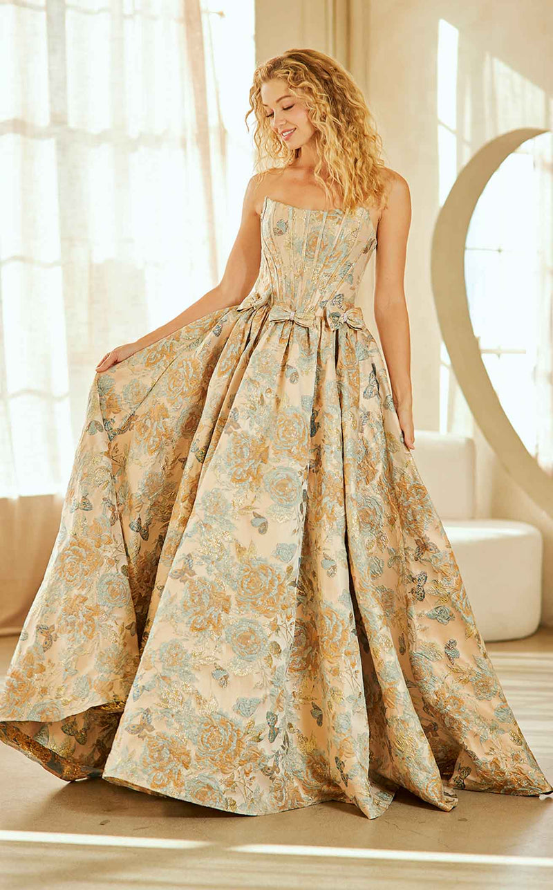 Amelia Couture 8068 Champagne