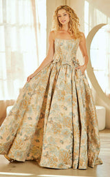 Amelia Couture 8068 Champagne