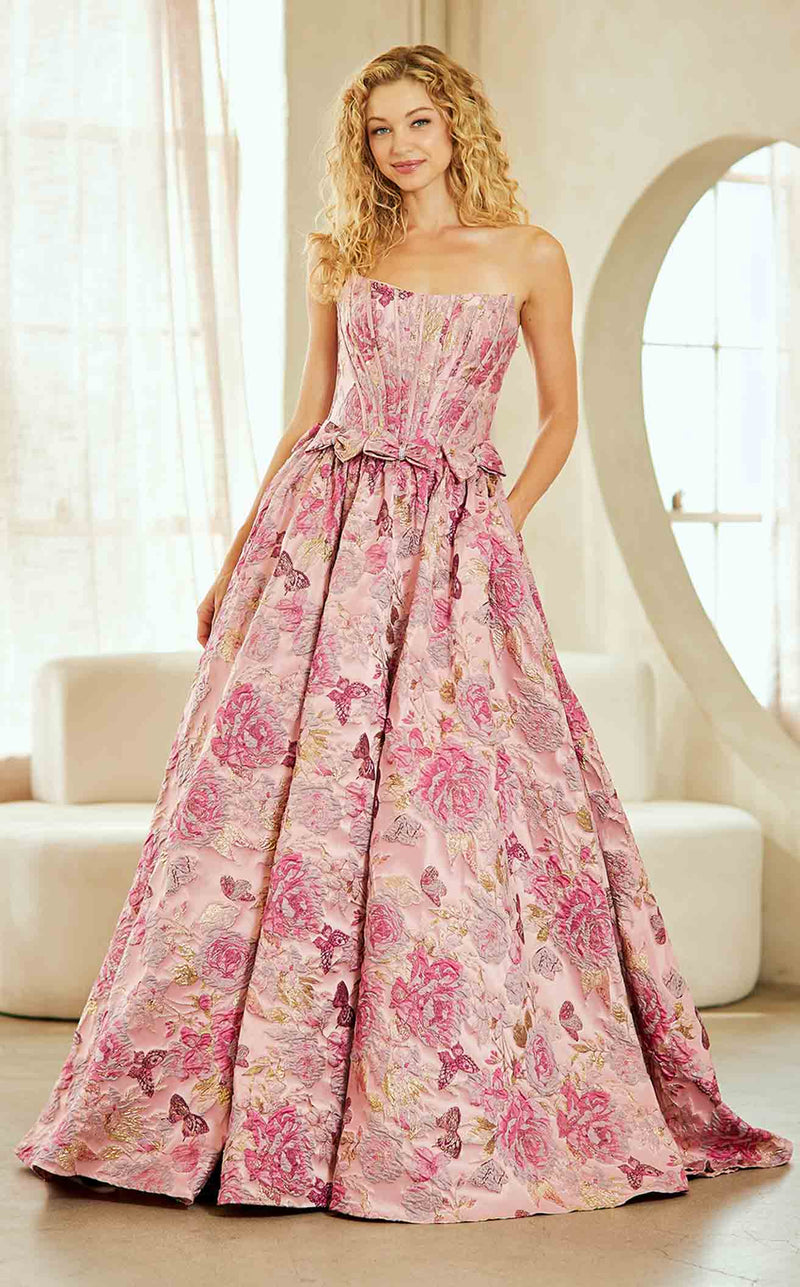 Amelia Couture 8068 Pink