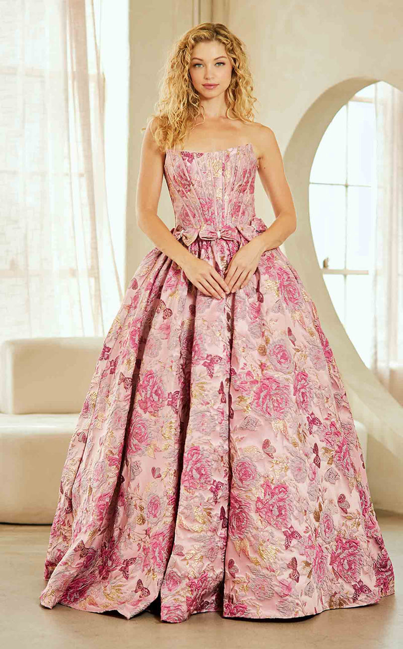 Amelia Couture 8068 Pink