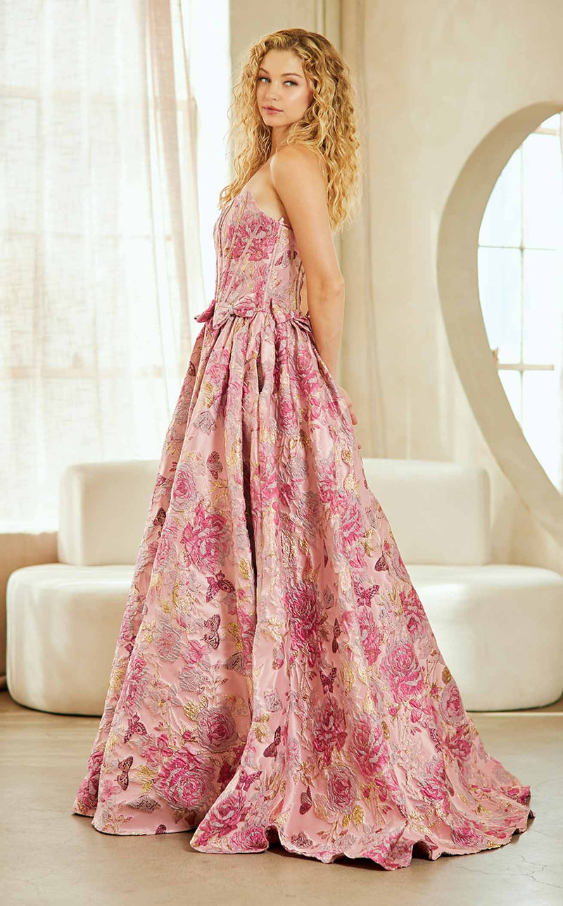 Amelia Couture 8068 Pink