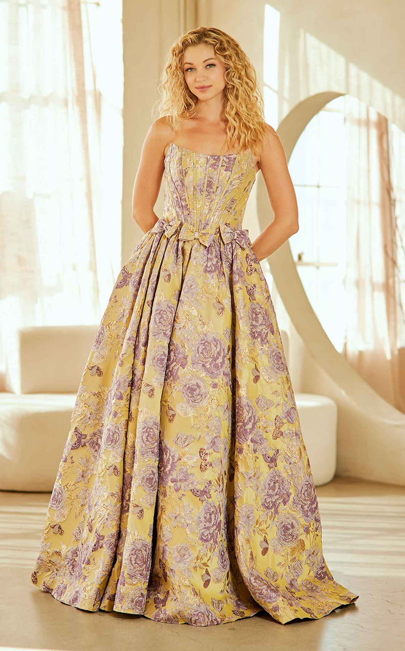 Amelia Couture 8068 Yellow