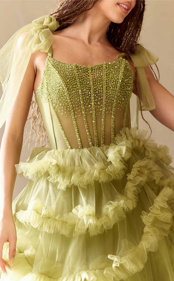 Amelia Couture 8900 Moss Green