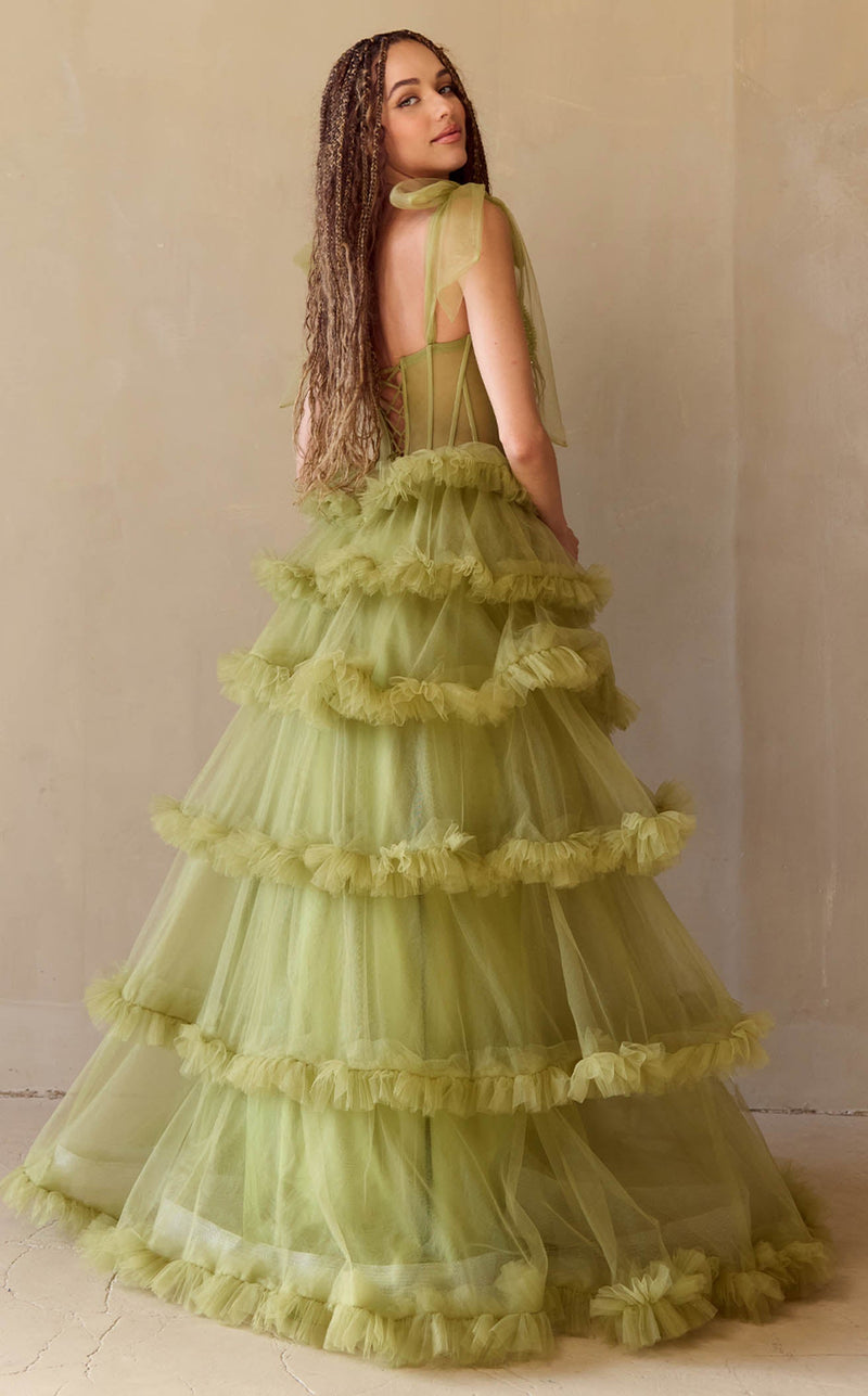 Amelia Couture 8900 Moss Green
