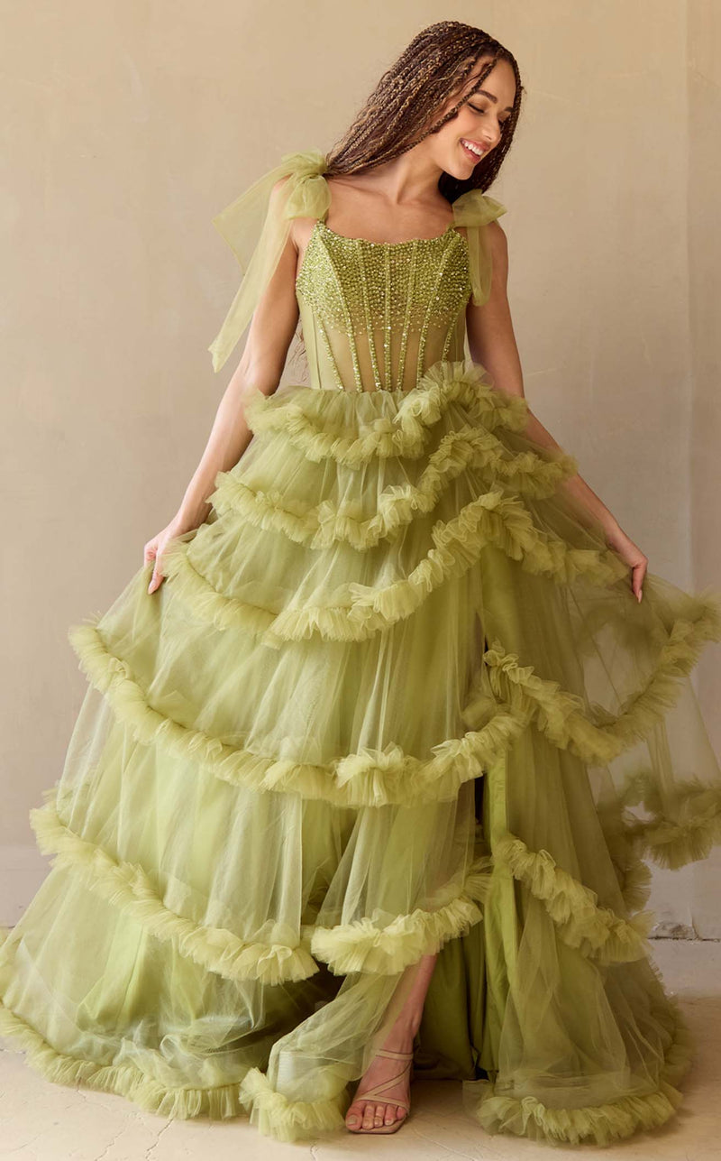 Amelia Couture 8900 Moss Green