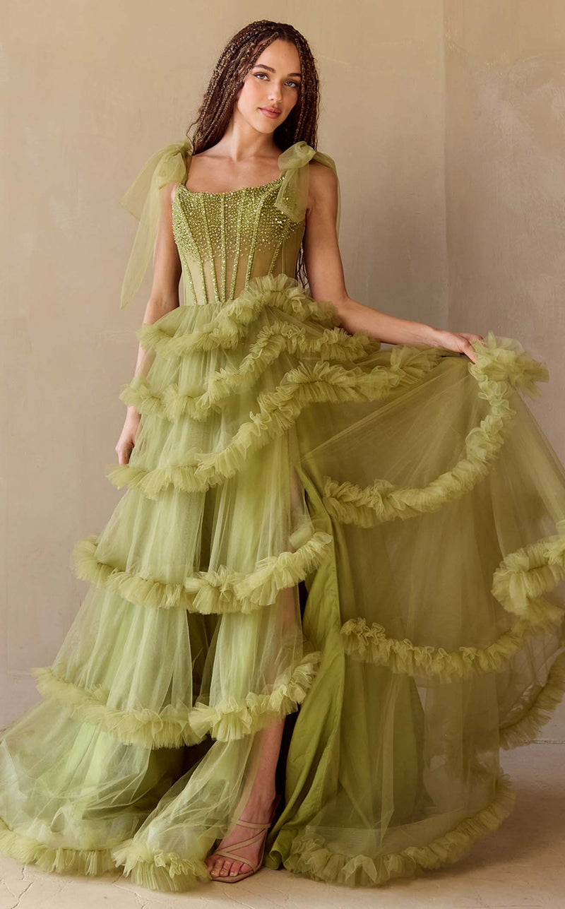 Amelia Couture 8900 Moss Green