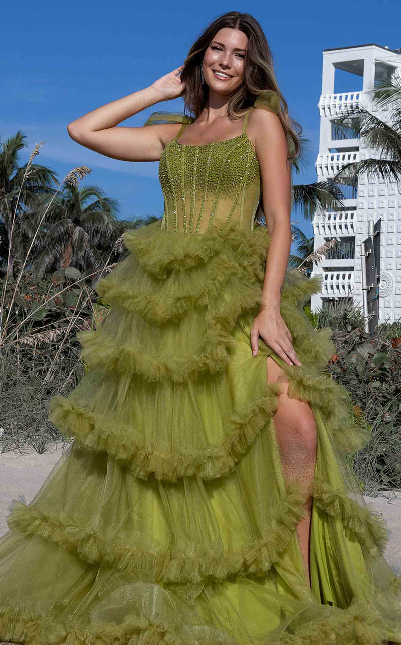 Amelia Couture 8900 Moss Green