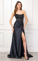 Amelia Couture 9056 Black