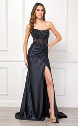 Amelia Couture 9056 Black