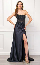 Amelia Couture 9056 Black