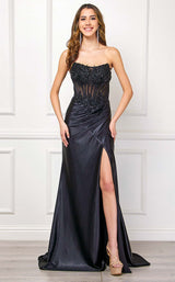 Amelia Couture 9056 Black