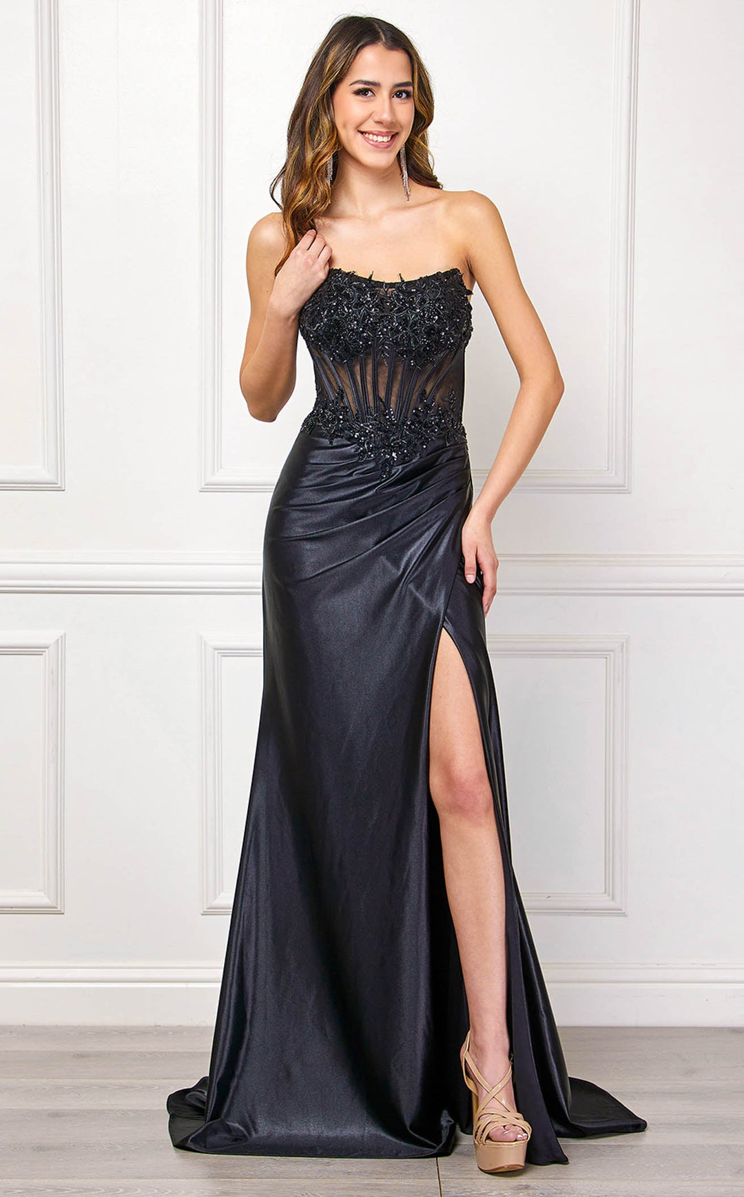 Amelia Couture 9056 Black