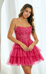 Amelia Couture 9066S Fuchsia