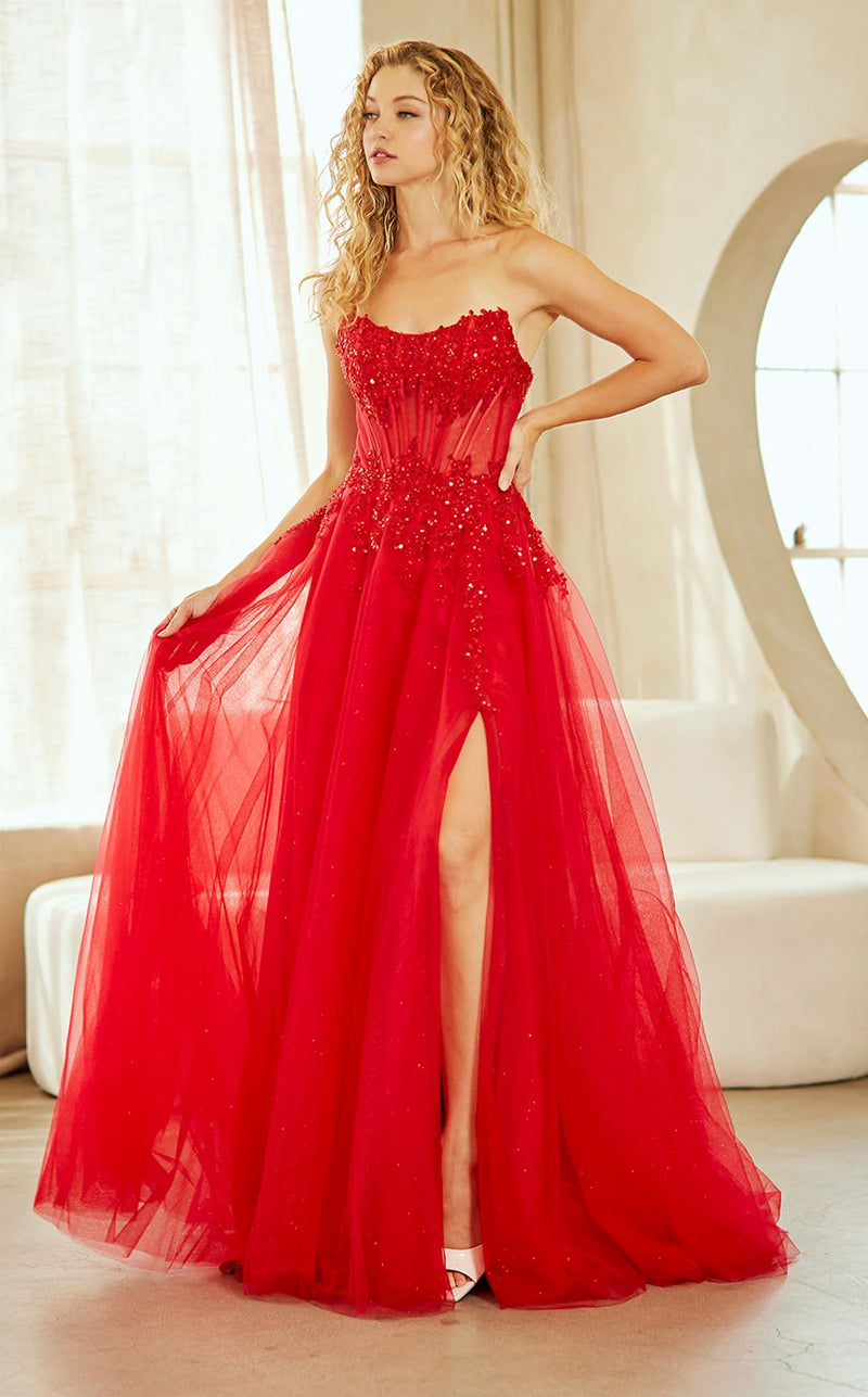 Amelia Couture 9078 Red