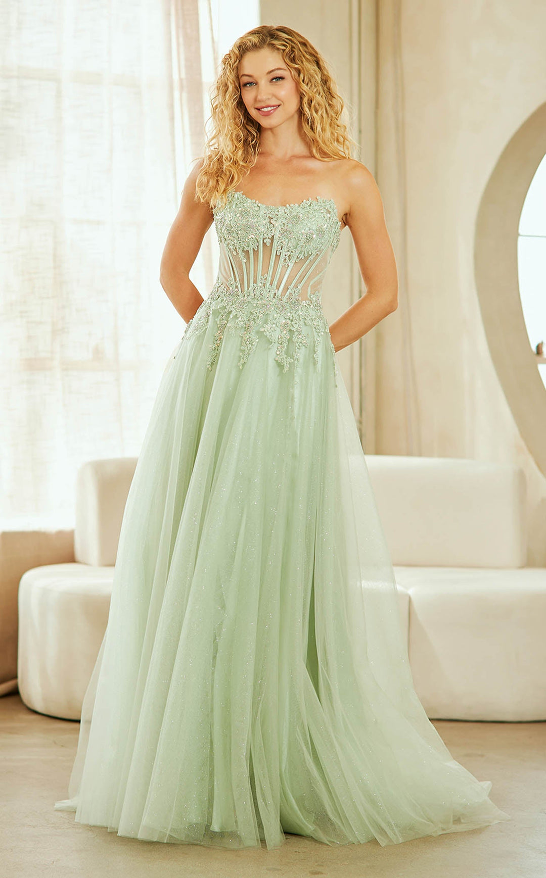 Amelia Couture 9078 Sage