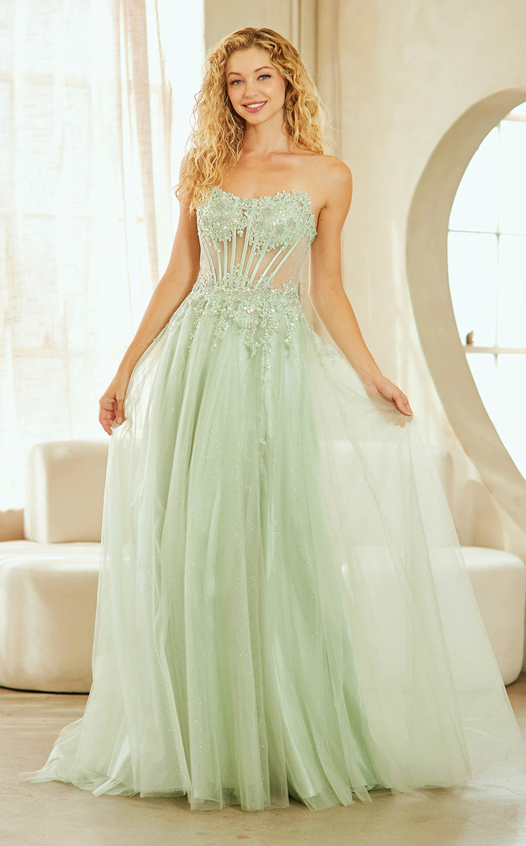 Amelia Couture 9078 Sage
