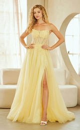 Amelia Couture 9078 Yellow