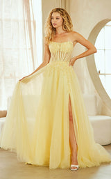 Amelia Couture 9078 Yellow