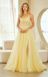 Amelia Couture 9078 Yellow