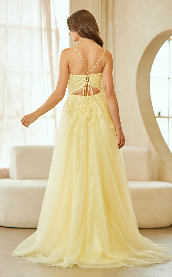 Amelia Couture 9079 Yellow