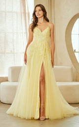 Amelia Couture 9079 Yellow