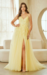 Amelia Couture 9079 Yellow