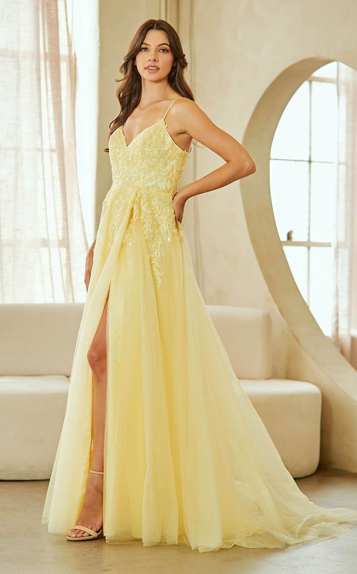 Amelia Couture 9079 Yellow