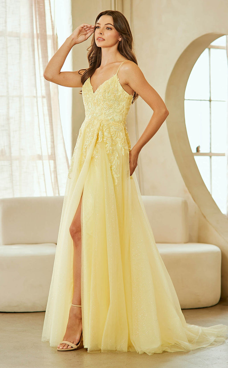 Amelia Couture 9079 Yellow