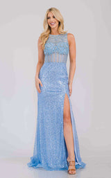 Amelia Couture AG0111 Baby Blue
