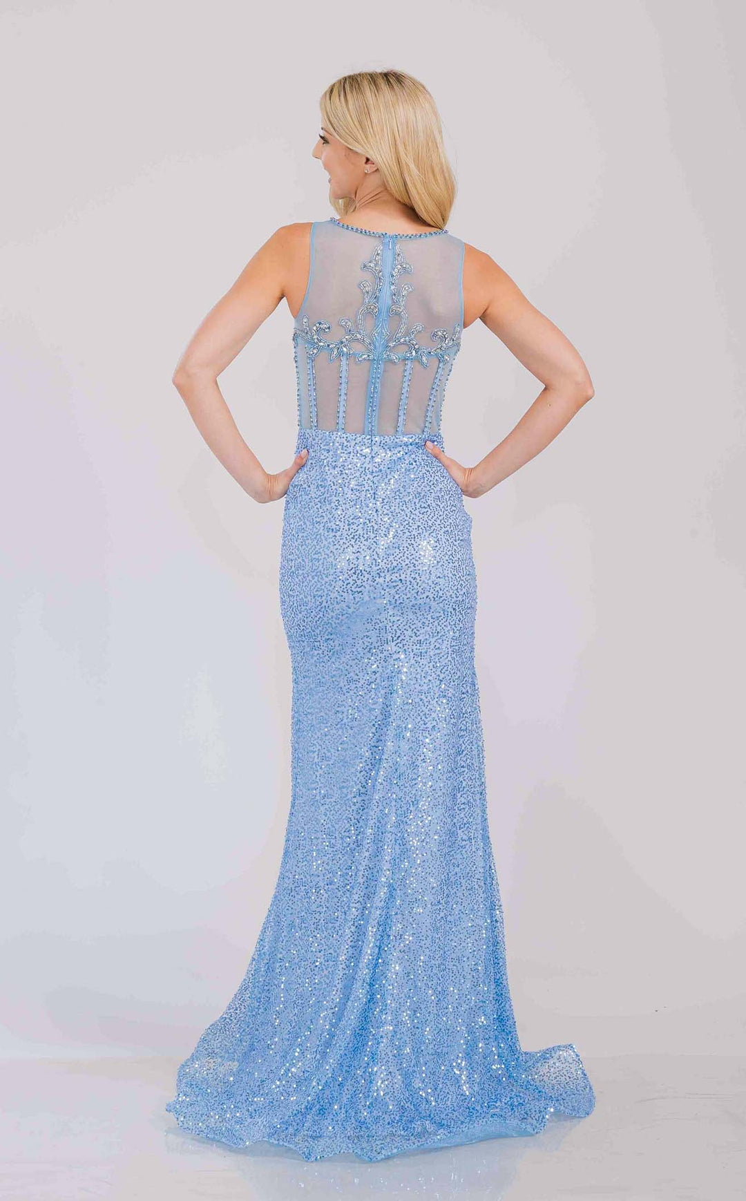 Amelia Couture AG0111 Baby Blue