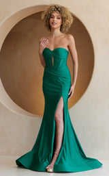 Amelia Couture AG0113 Emerald Green