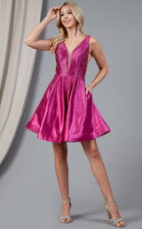 Amelia Couture BZ021S Hot Pink