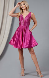 Amelia Couture BZ021S Hot Pink