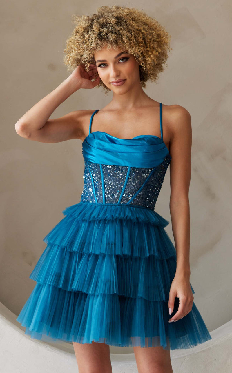 Amelia Couture BZ9023S Teal