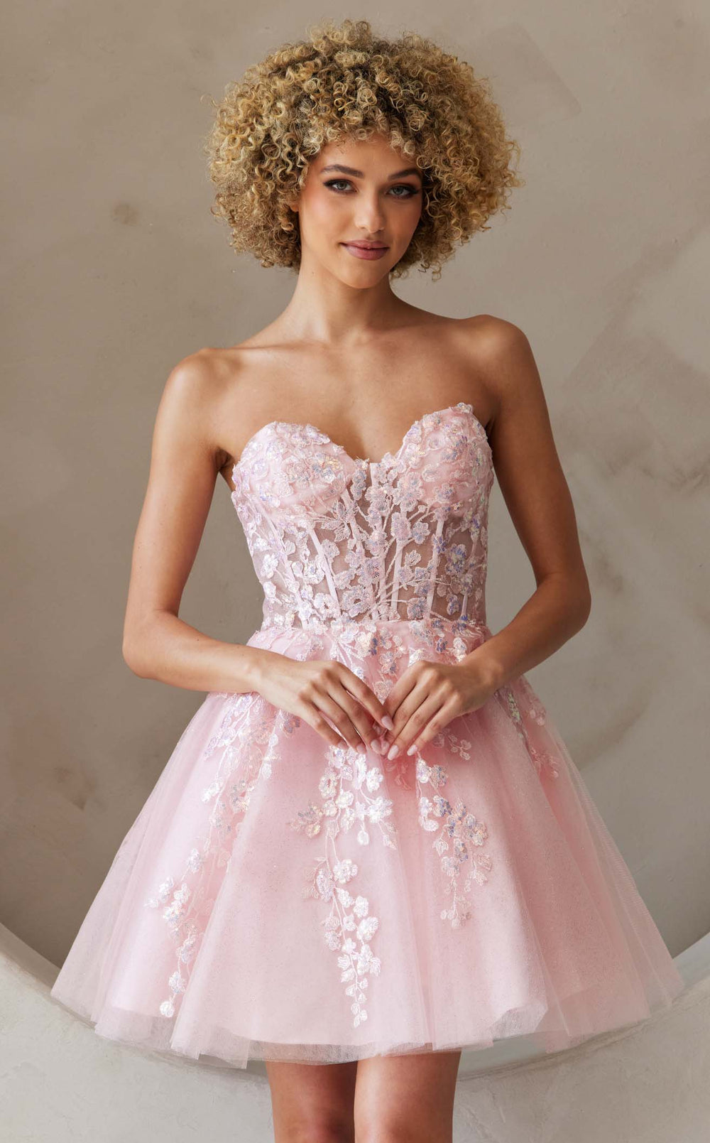 Amelia Couture BZ9024S Blush