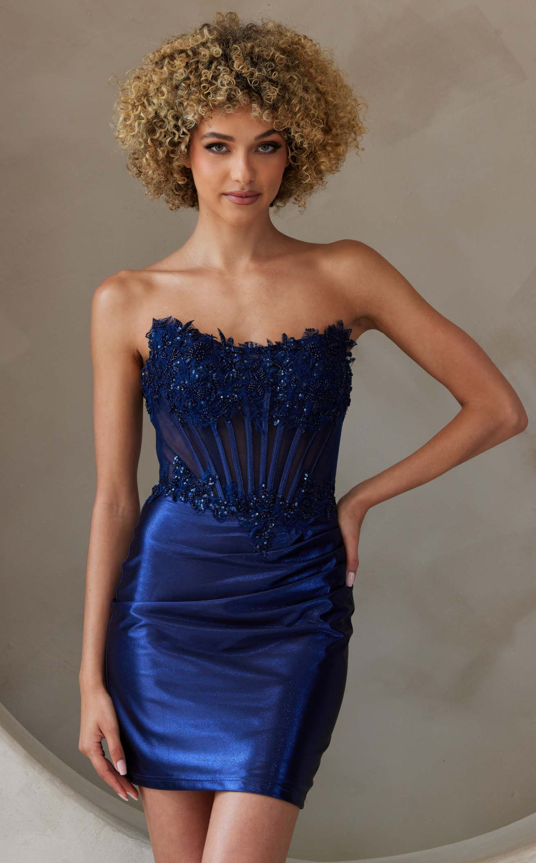 Amelia Couture BZ9025S Navy