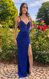 Amelia Couture IN2004 Royal Blue