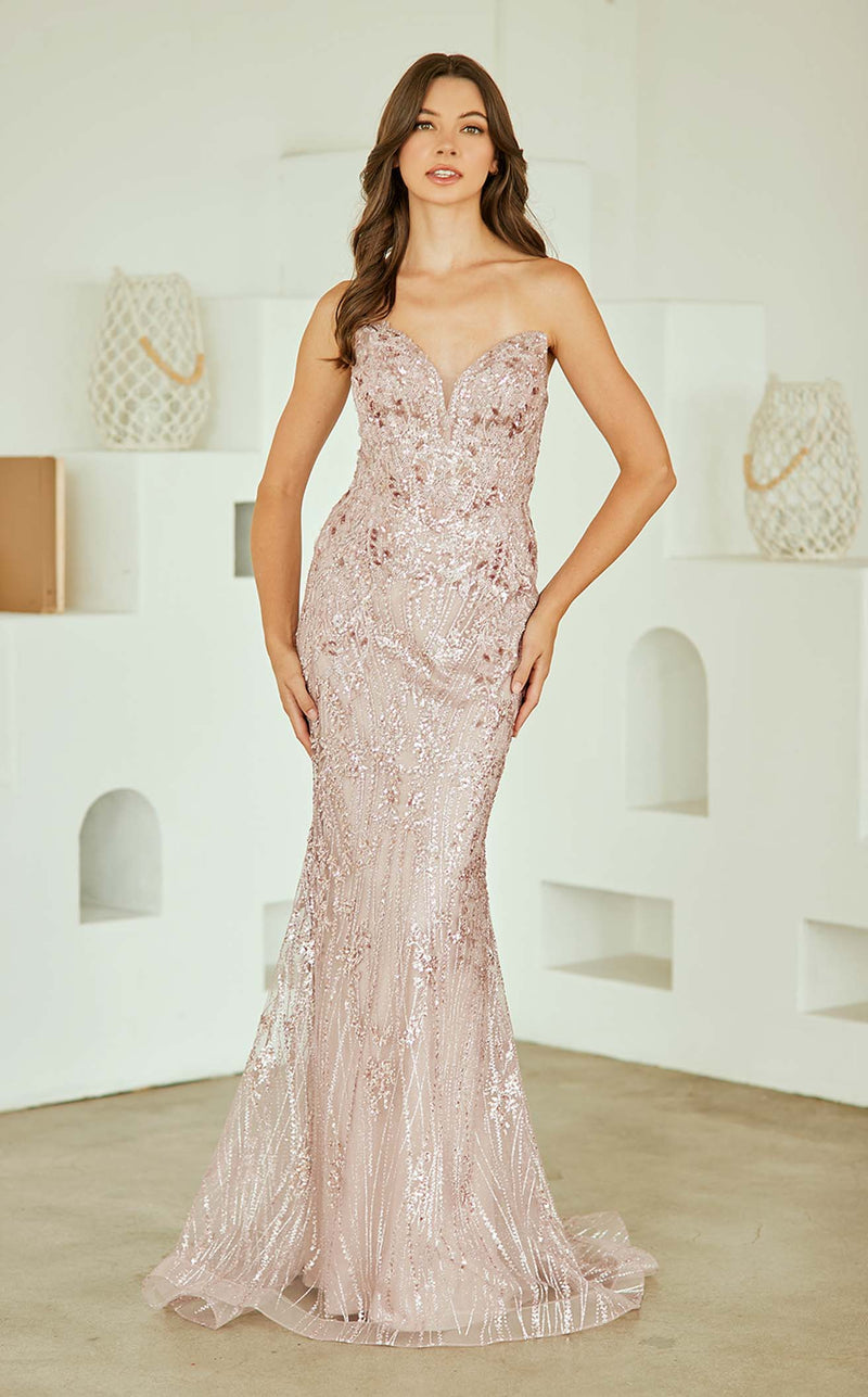 Amelia Couture JQ1101 Dusty Rose