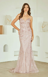Amelia Couture JQ1101 Dusty Rose